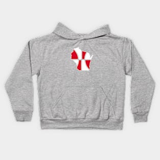 Wisconsin Basketball Kids Hoodie